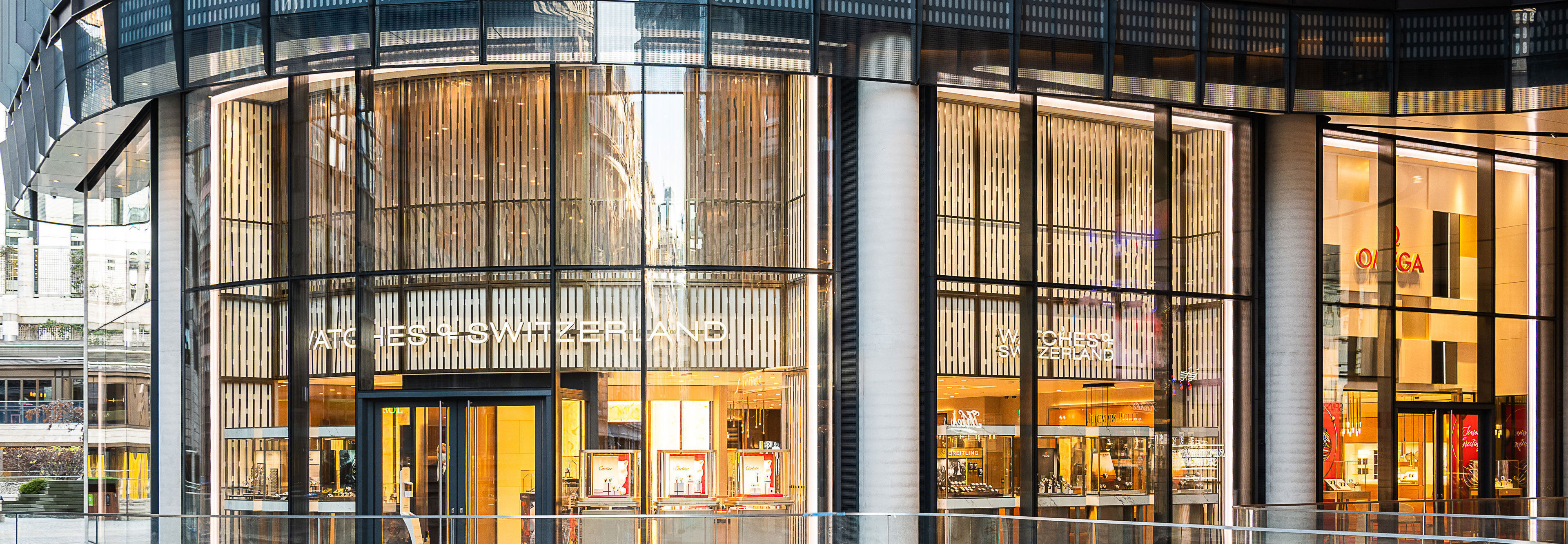 The Watches of Switzerland Group opens a new showroom at London's 100