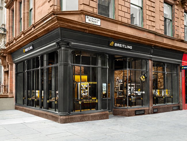 Stores Glasgow Breitling Mono Boutique