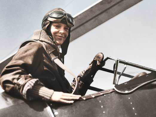 Amelia Earhart Portrait
