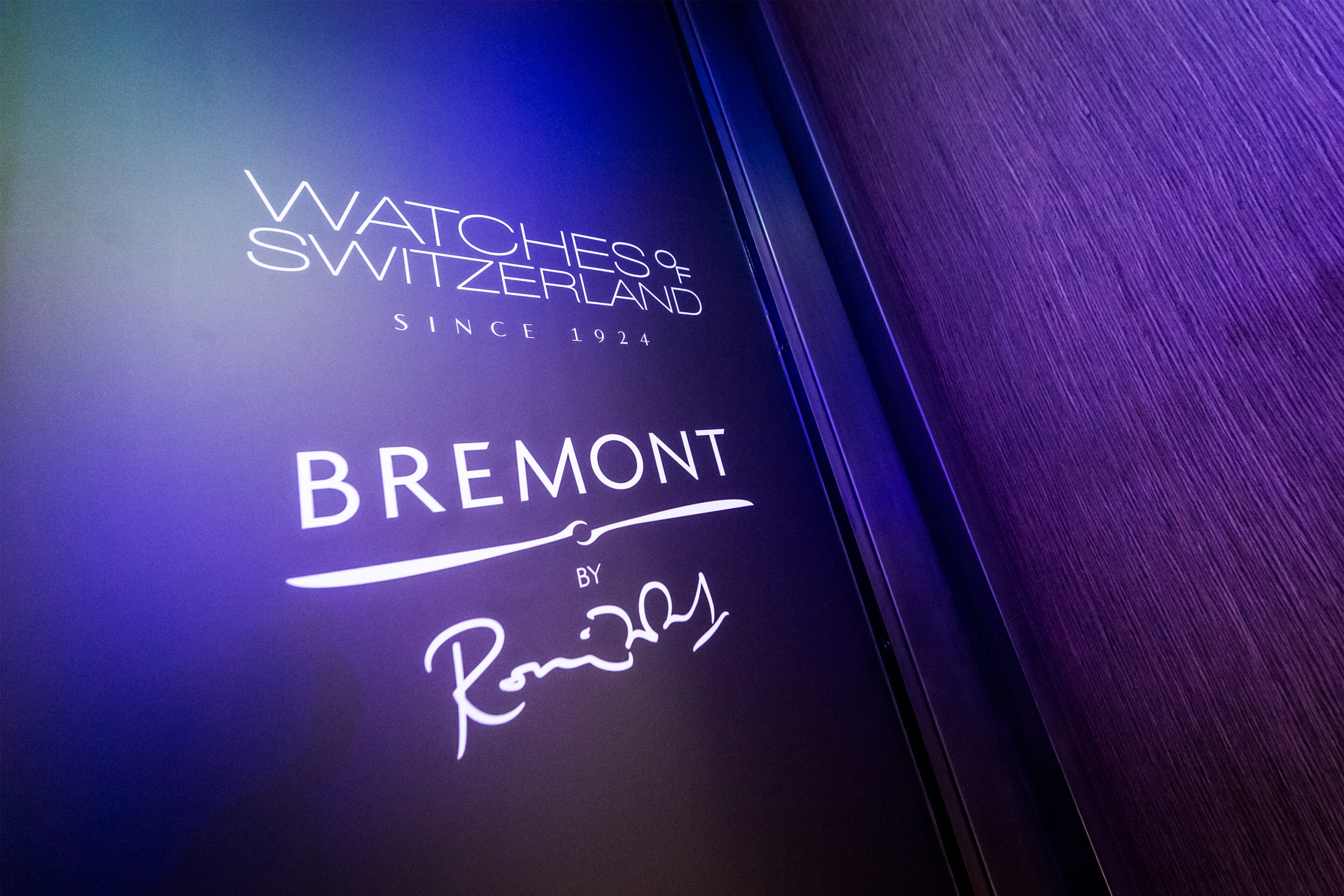 Painting the town with Ronnie Wood at Watches of Switzerland